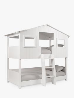 Julian Bowen Willow Treehouse Bunk Bed, Single, White, White