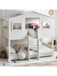 Julian Bowen Willow Treehouse Bunk Bed, Single, White