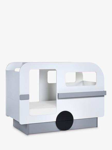 Julian Bowen Tourer Caravan Bed Frame, White, White
