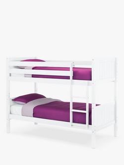 Julian Bowen Bella Bunk Bed, Single, Surf White