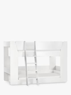 Julian Bowen Parsec Bunk Bed, Single, All White