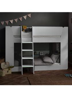 Julian Bowen Parsec Bunk Bed, Single - view 2, All White