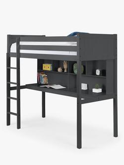 Julian Bowen Titan High Sleeper Bed Frame, Single, Anthracite