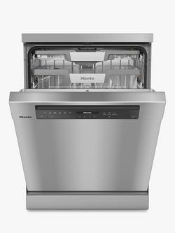Miele G7600 SC Freestanding Dishwasher, Clean Steel, Clean Steel