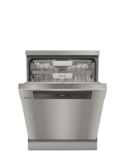Miele G7600 SC Freestanding Dishwasher, Clean Steel, Clean Steel
