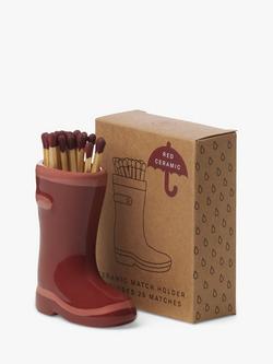 Paddywax Welly Boots Matches, Red, Red