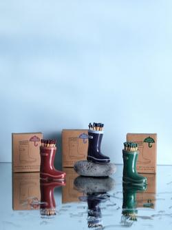 Paddywax Welly Boots Matches, Red - view 2, Red