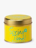 Lily-flame Spring Time Tin Scented Candle, 250g