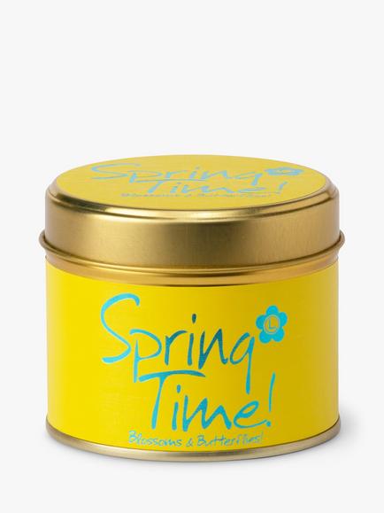 Lily-flame Spring Time Tin Scented Candle, 250g - view 2, Yellow