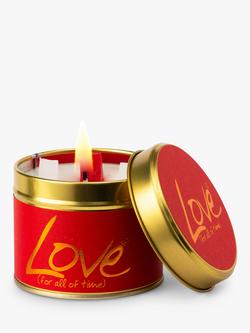 Lily-flame Love Tin Scented Candle, 230g, Red