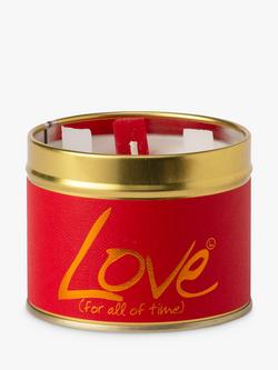 Lily-flame Love Tin Scented Candle, 230g - view 2, Red