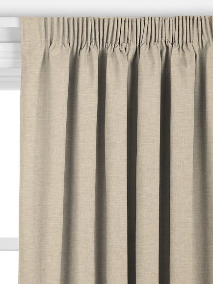 John Lewis Cotton Blend Biscuit Made to Measure Curtains or Roman Blind, Natural - view 2, Natural