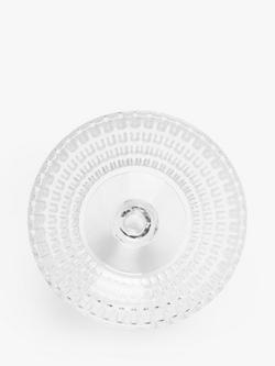 John Lewis Ava Footed Glass Dessert Bowl, 12cm, Clear - view 2, Clear