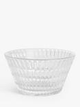 John Lewis Ava Glass Dessert Bowl, 12cm, Clear
