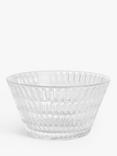 John Lewis Ava Glass Dessert Bowl, 12cm, Clear