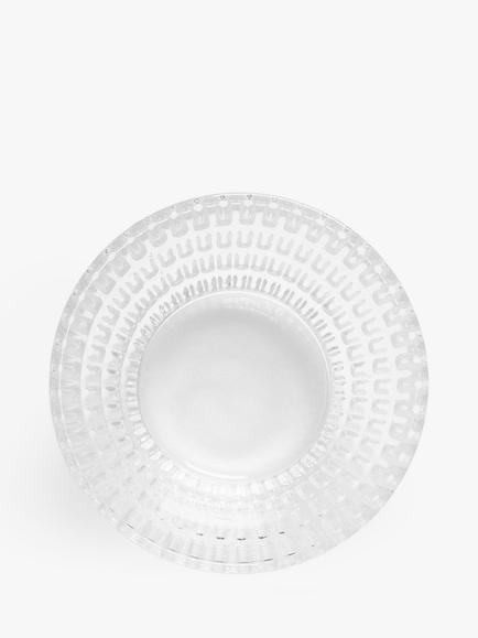 John Lewis Ava Glass Dessert Bowl, 12cm, Clear - view 2, Clear