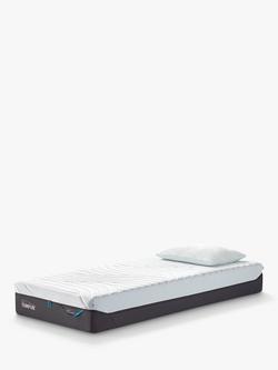 TEMPUR Pro® Plus CoolQuilt Memory Foam Mattress, Soft Tension, Single, White