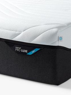 TEMPUR Pro® Luxe CoolQuilt Memory Foam Mattress, Soft Tension, Small Double - view 2, White