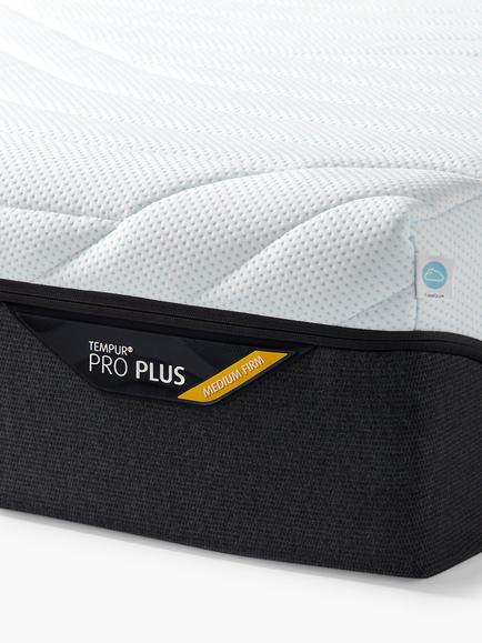 TEMPUR Pro® Plus CoolQuilt Memory Foam Mattress, Medium/Firm Tension, Super King Size - view 2, White