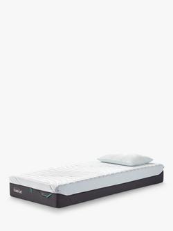 TEMPUR Pro® Plus CoolQuilt Memory Foam Mattress, Medium Tension, Long Single, White