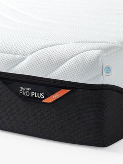 TEMPUR Pro® Plus CoolQuilt Memory Foam Mattress, Firm Tension, Single - view 2, White