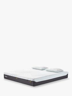 TEMPUR Pro® Plus CoolQuilt Memory Foam Mattress, Medium/Firm Tension, Double, White
