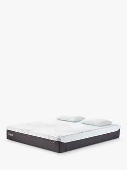 TEMPUR Pro® Luxe CoolQuilt Memory Foam Mattress, Firm Tension, King Size, White