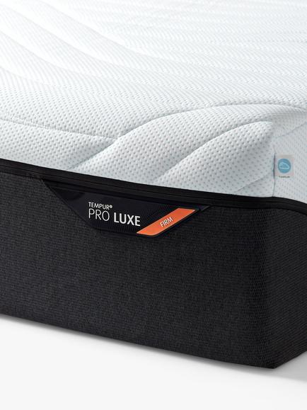 TEMPUR Pro® Luxe CoolQuilt Memory Foam Mattress, Firm Tension, King Size - view 2, White