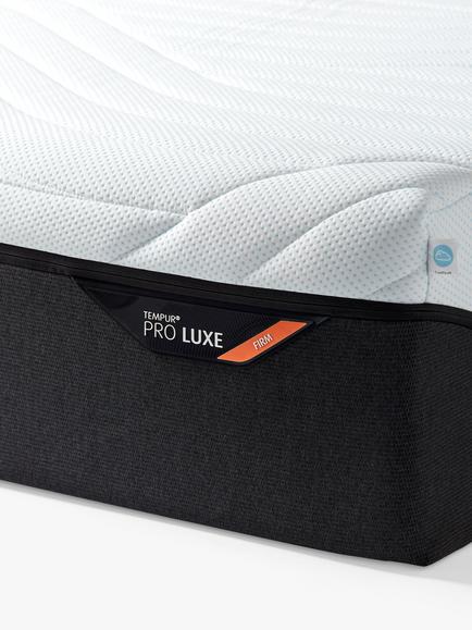 TEMPUR Pro® Luxe CoolQuilt Memory Foam Mattress, Firm Tension, Super King Size - view 2, White