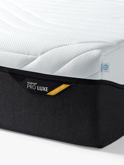 TEMPUR Pro® Luxe CoolQuilt Memory Foam Mattress, Medium/Firm Tension, Small Double - view 2, White