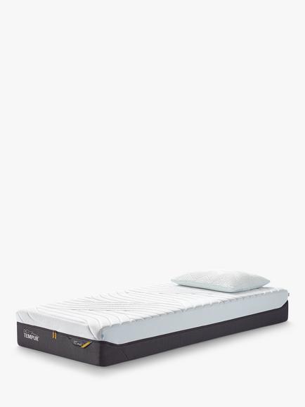 TEMPUR Pro® Plus CoolQuilt Memory Foam Mattress, Medium/Firm Tension, Long Single, White