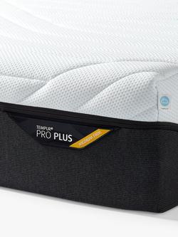 TEMPUR Pro® Luxe CoolQuilt Memory Foam Mattress, Medium/Firm Tension, European King Size - view 2, White