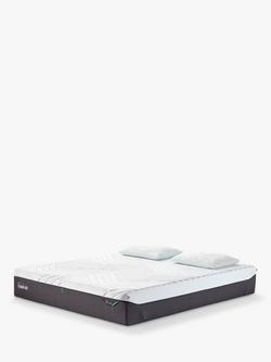 TEMPUR Pro® Luxe CoolQuilt Memory Foam Mattress, Medium Tension, King Size, White