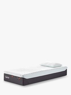 TEMPUR Pro® Luxe CoolQuilt Memory Foam Mattress, Firm Tension, Long Single, White