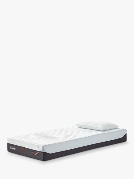 TEMPUR Pro® CoolQuilt Memory Foam Mattress, Firm Tension, Small Single, White