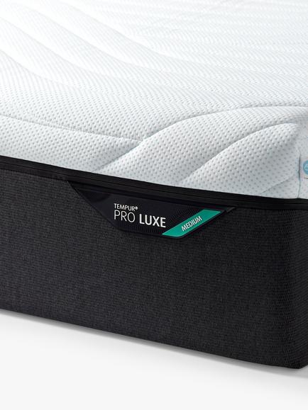 TEMPUR Pro® Luxe CoolQuilt Memory Foam Mattress, Medium Tension, European King Size - view 2, White