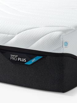 TEMPUR Pro® Plus CoolQuilt Memory Foam Mattress, Soft Tension, Small Double - view 2, White