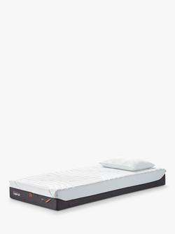 TEMPUR Pro® CoolQuilt Memory Foam Mattress, Firm Tension, Single, White