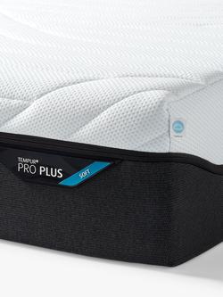 TEMPUR Pro® Plus CoolQuilt Memory Foam Mattress, Soft Tension, Super King Size - view 2, White