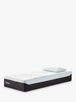 TEMPUR Pro® Luxe CoolQuilt Memory Foam Mattress, Medium Tension, Long Single, White