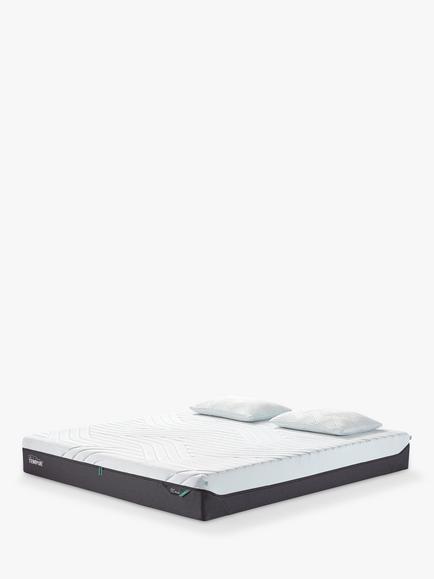 TEMPUR Pro® Plus CoolQuilt Memory Foam Mattress, Medium Tension, King Size, White