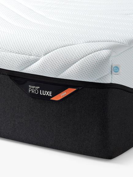 TEMPUR Pro® Luxe CoolQuilt Memory Foam Mattress, Firm Tension, Small Double - view 2, White