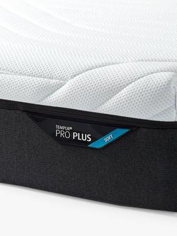 TEMPUR Pro® Plus CoolQuilt Memory Foam Mattress, Soft Tension, European King Size - view 2, White