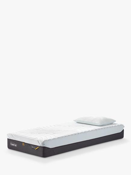 TEMPUR Pro® Plus CoolQuilt Memory Foam Mattress, Medium/Firm Tension, Single, White