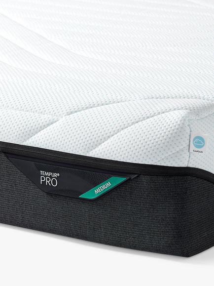 TEMPUR Pro® CoolQuilt Memory Foam Mattress, Medium Tension, Super King Size - view 2, White