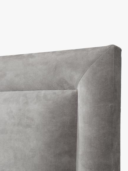 TEMPUR® Southwold Full Depth Upholstered Headboard, Super King Size - view 2, Light Grey