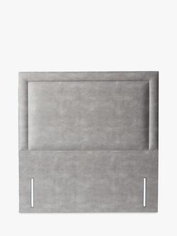 TEMPUR® Southwold Full Depth Upholstered Headboard, Super King Size, Light Grey