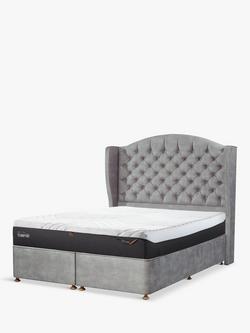 TEMPUR® Woodbridge Full Depth Headboard, Single, Light Grey