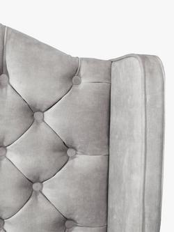 TEMPUR® Woodbridge Full Depth Headboard, Single - view 2, Light Grey