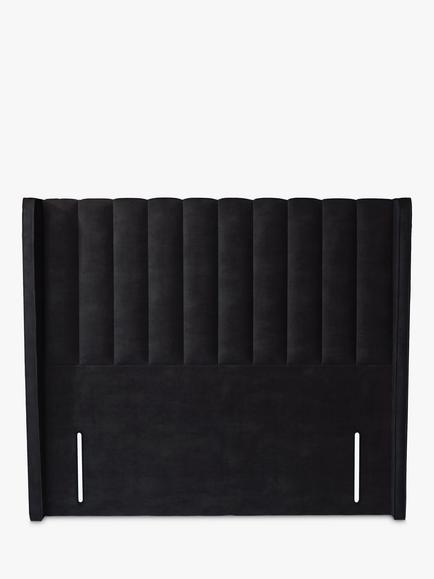 TEMPUR® Wickham Full Depth Upholstered Headboard, Double, Coal
